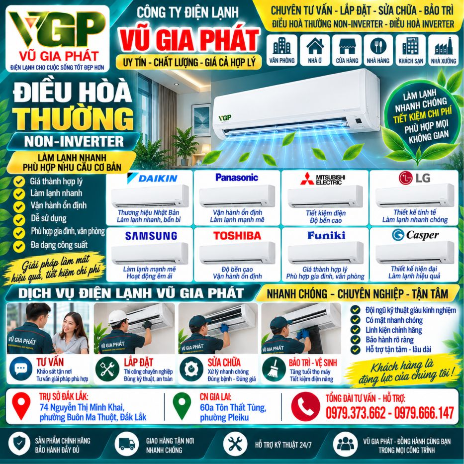 Điều hoà thường Non-inverter